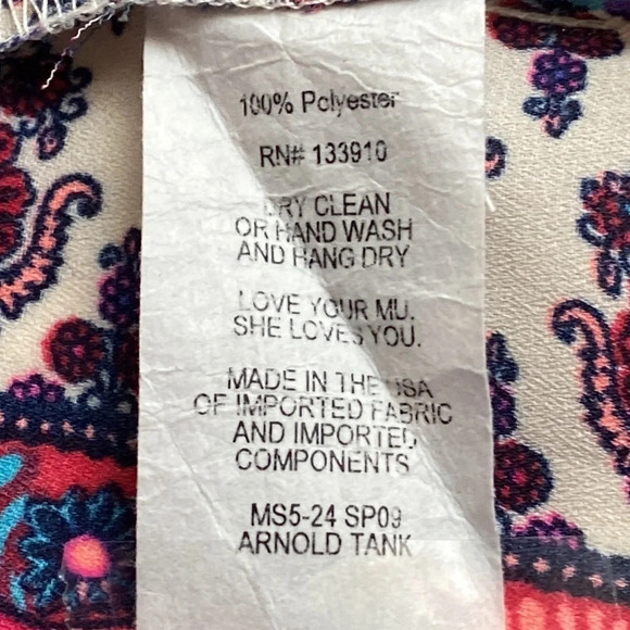 Show Me Your Mumu Arnold Tank Top Indie Sleaze Aztec Boho Print Size S - Picture 6 of 6